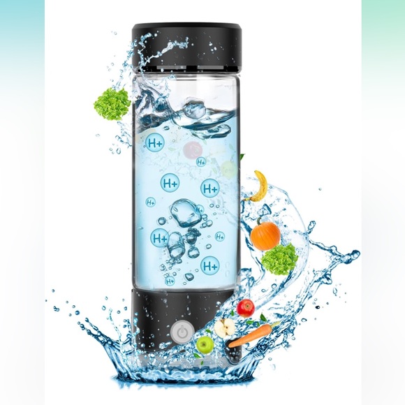 NEW Hydrogen Water Bottle Generator, Portable Rechargeable Aquahealth - Picture 1 of 11
